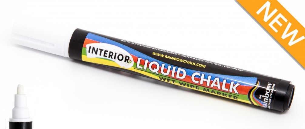 white interior liquid chalk bullet nib pen