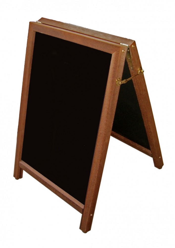 A Frame Chalkboard 1000 X 700 Suitable For Liquid Chalk Oak Stained A Frame Chalkboard