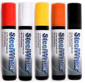 Steelwriter Marker Pen - Black 5MM. for Drawing Onto Steel and Other Metals