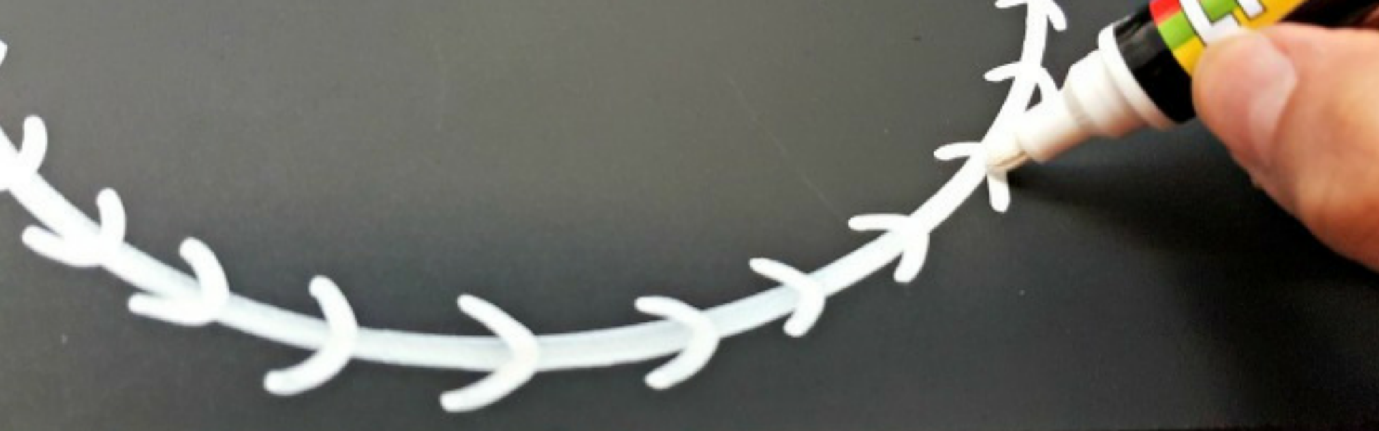 DIY Christmas Chalkboard Place Mats - Easy 4 Step Guide