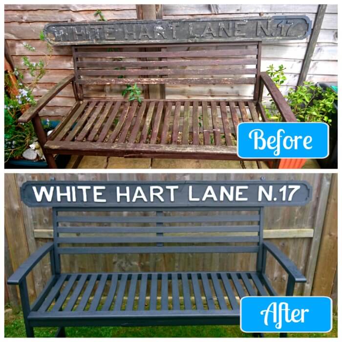 Shabby Chic Garden Bench