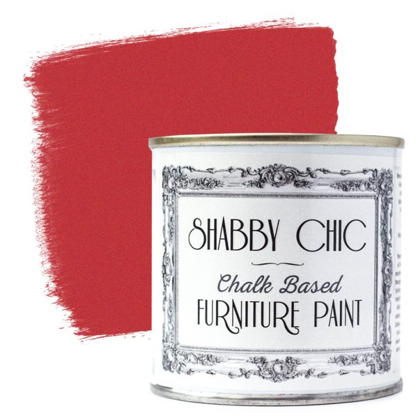 Shabby Chic Metallic Red