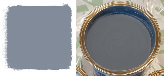 Pebble Grey chalk paint comparison