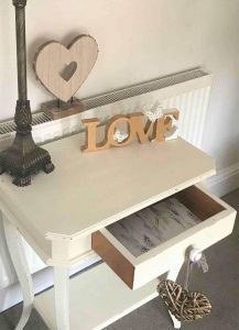 shabby chic console table