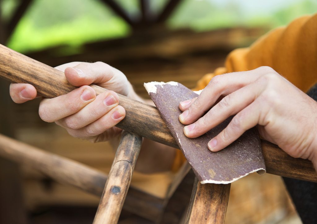 Wooden furniture restoration