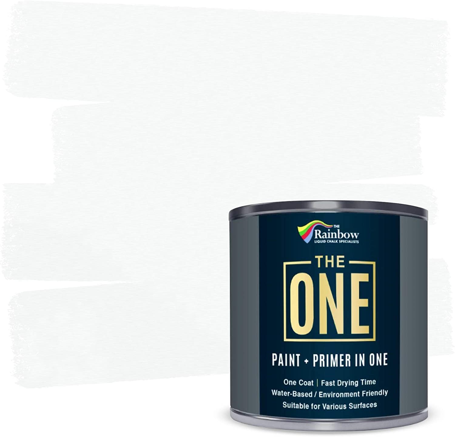 The One Paint Off White - Rainbow Chalk Markers