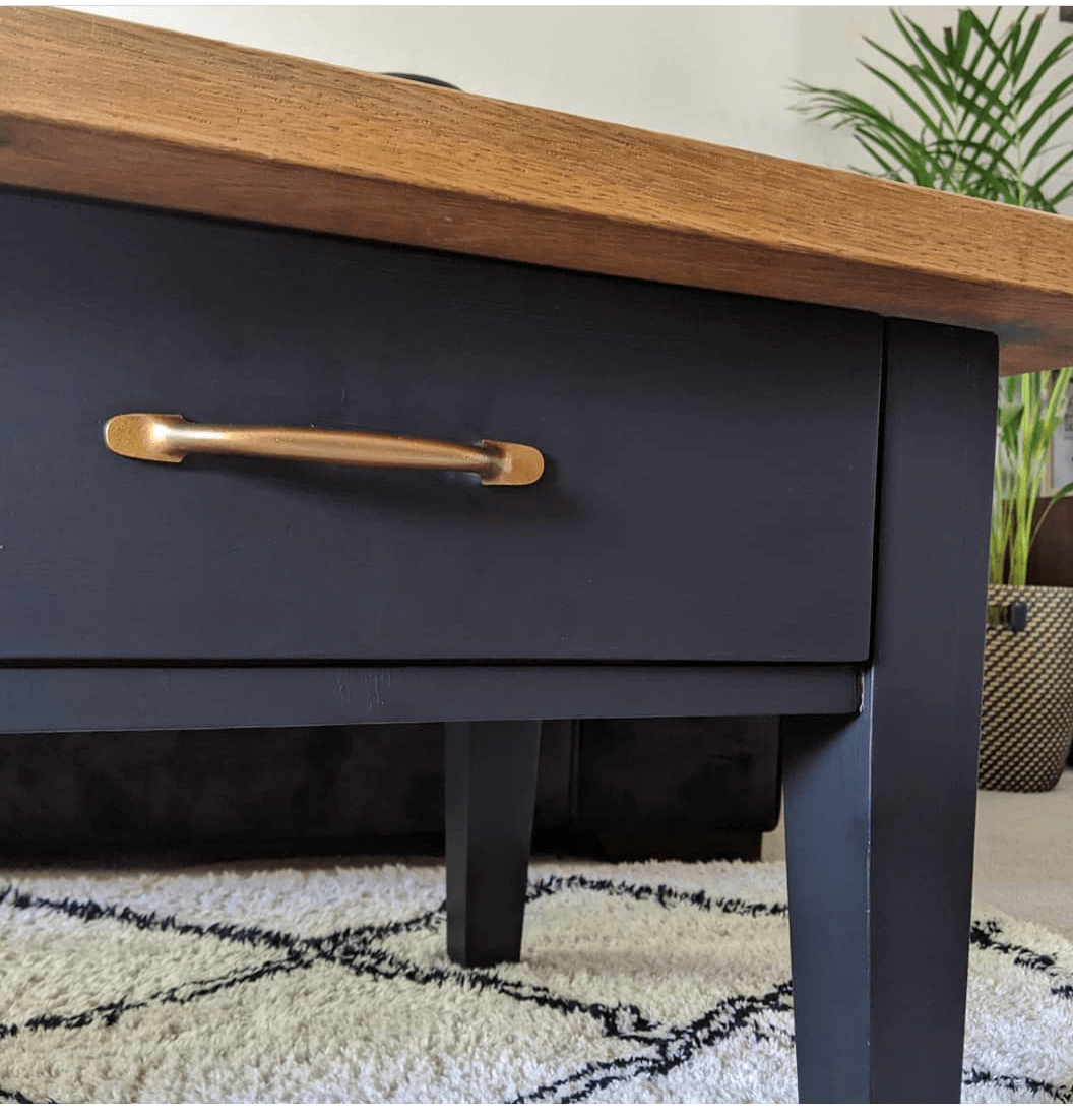 DIY Coffee Table Renovation Walkthrough with Chalky Furniture Paint