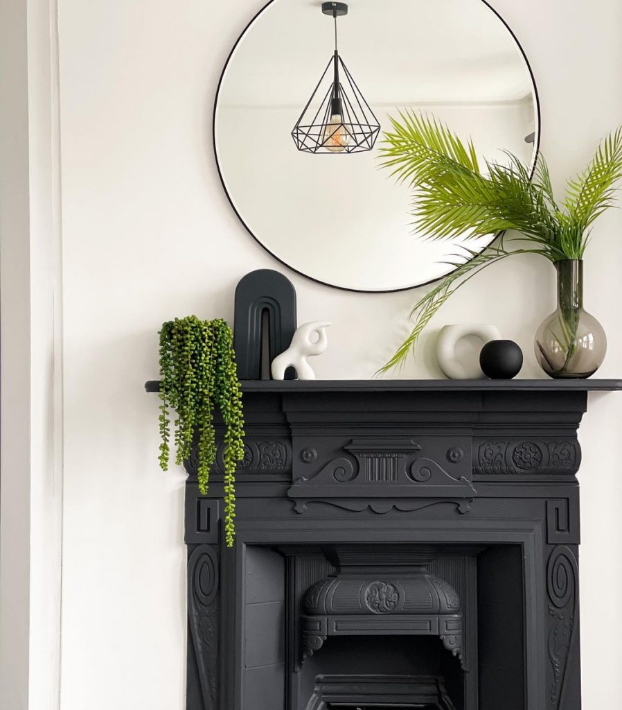 victorian-inspired fireplace project