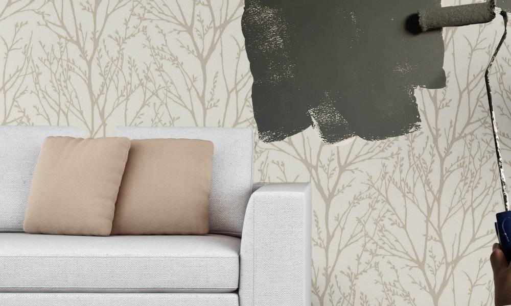 Can you paint over wallpaper