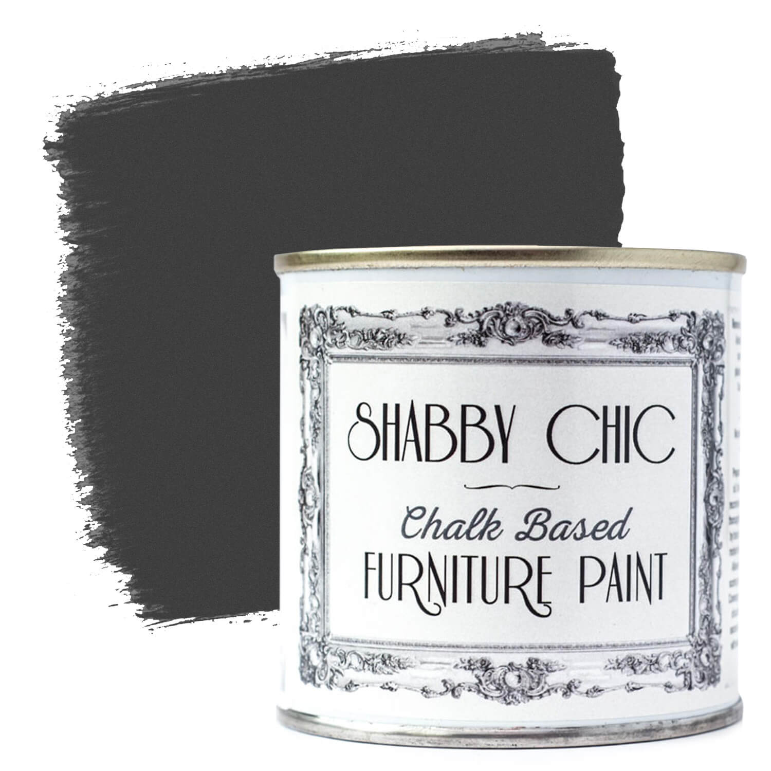 Shabby Chic Furniture Paint in Metallic Gun Metal